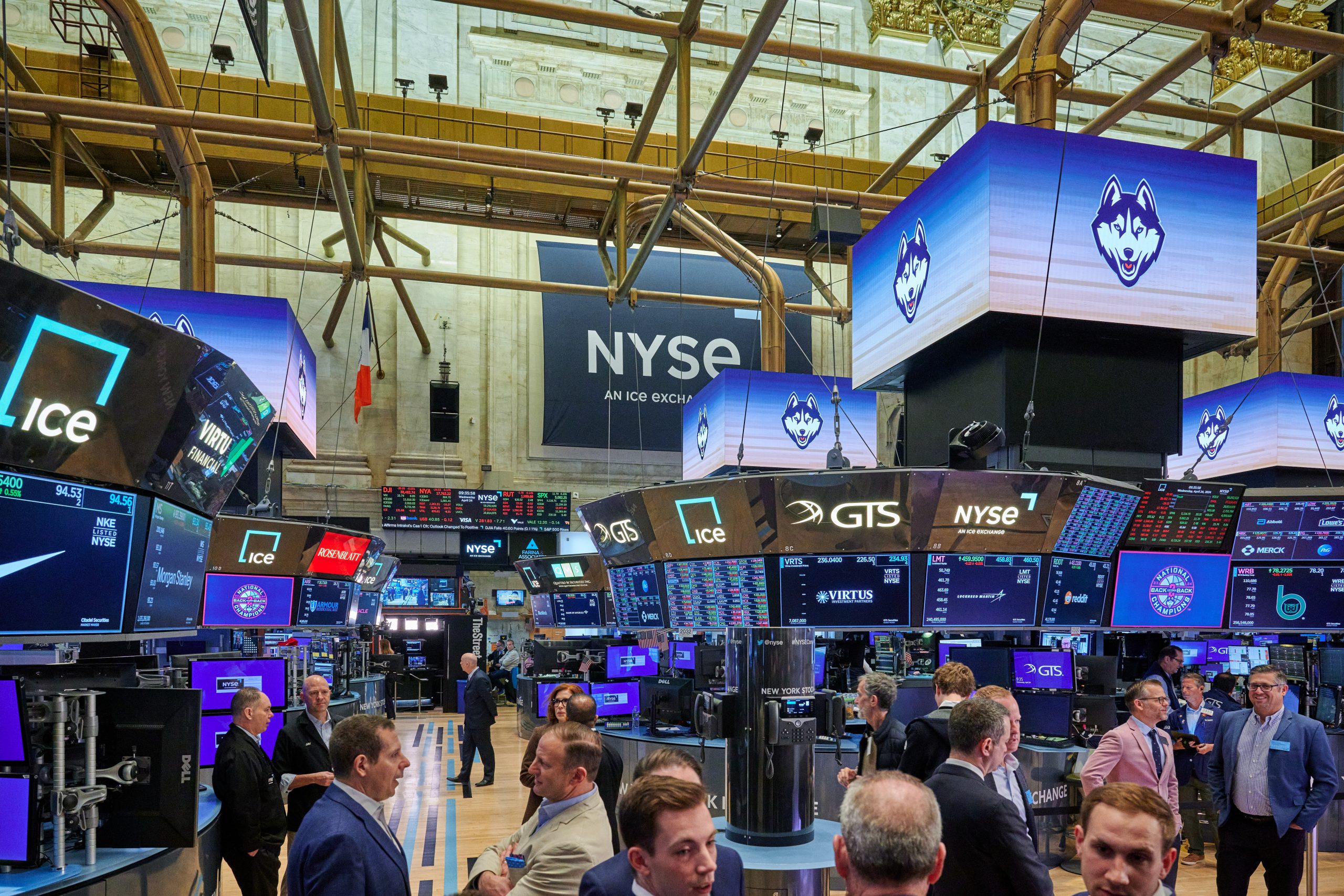 UConn at the New York Stock Exchange